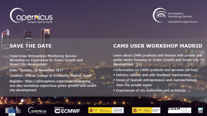 Workshop of Copernicus Atmosphere Monitoring Service (CAMS)